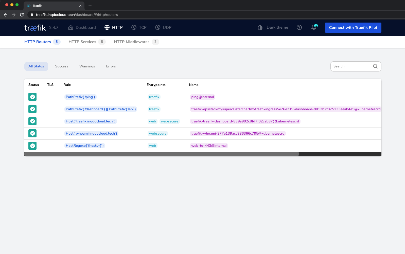 Traefik Routing