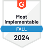 Most implementable fall 2024